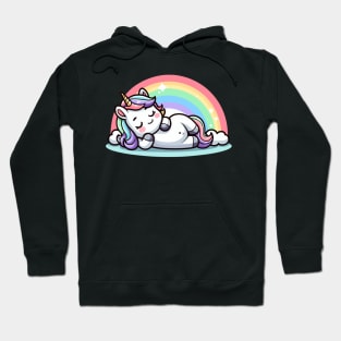 Cute Sleeping Unicorn Hoodie